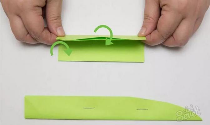 Как из бумаги сделать нож
