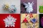 Újévi kézműves játékok: Kazansha DIY stílusú újévi kézműves játékok szatén szalagokból