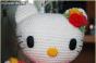 Hola Kitty hecha a mano.  Tejer.  Arte amigurumi.  Lindos juguetes de Hello Kitty: historia de la creación, consejos para tejer Patrón para tejer un juguete de gatito a crochet